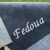 QURAYA ® Personalisierter Gebetsteppich – Geschenkbox DeLuxe – Eisblau